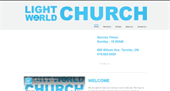 Desktop Screenshot of lighttotheworldchurch.org